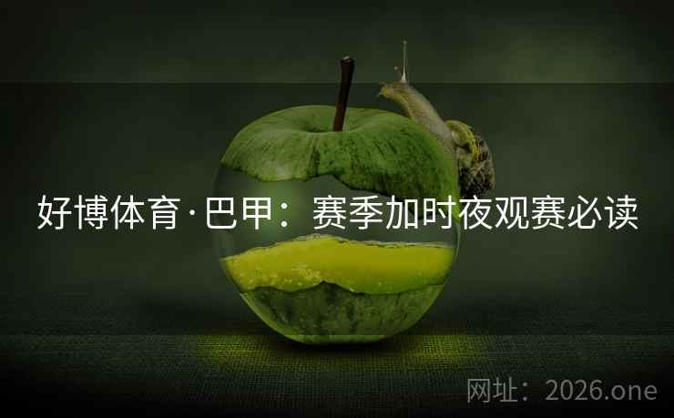 好博体育·巴甲:赛季加时夜观赛必读 第2张 好博体育·巴甲:赛季加时夜观赛必读 第2张