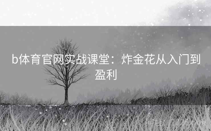 b体育官网实战课堂：炸金花从入门到盈利